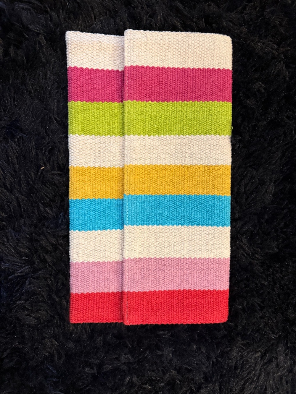 Shiraleah Chicago Multicolor Striped Foldover Clutch NWT